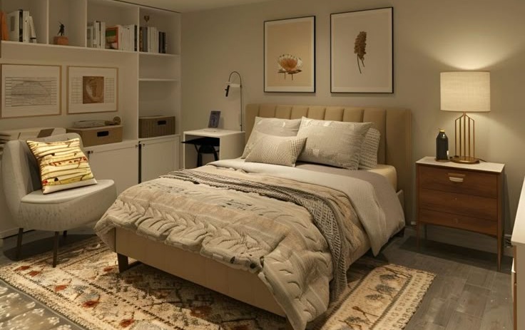 چگونه اتاق خواب بدون نور طبیعی را دلباز و جذاب کنیم؟