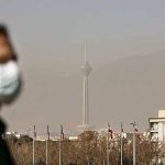 تنفس هوای آلوده در تهران با شاخص ۱۲۲