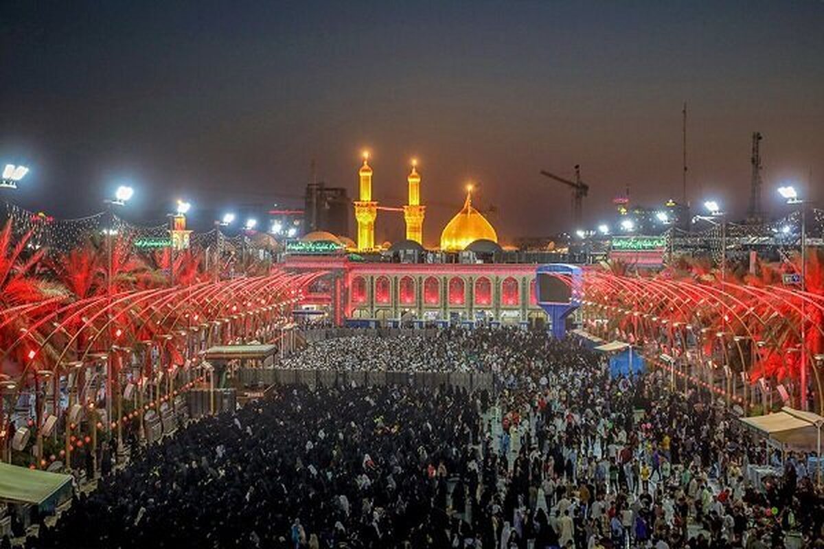 حال و هوای حرم امام حسین(ع) در شب تاسوعا+ فیلم