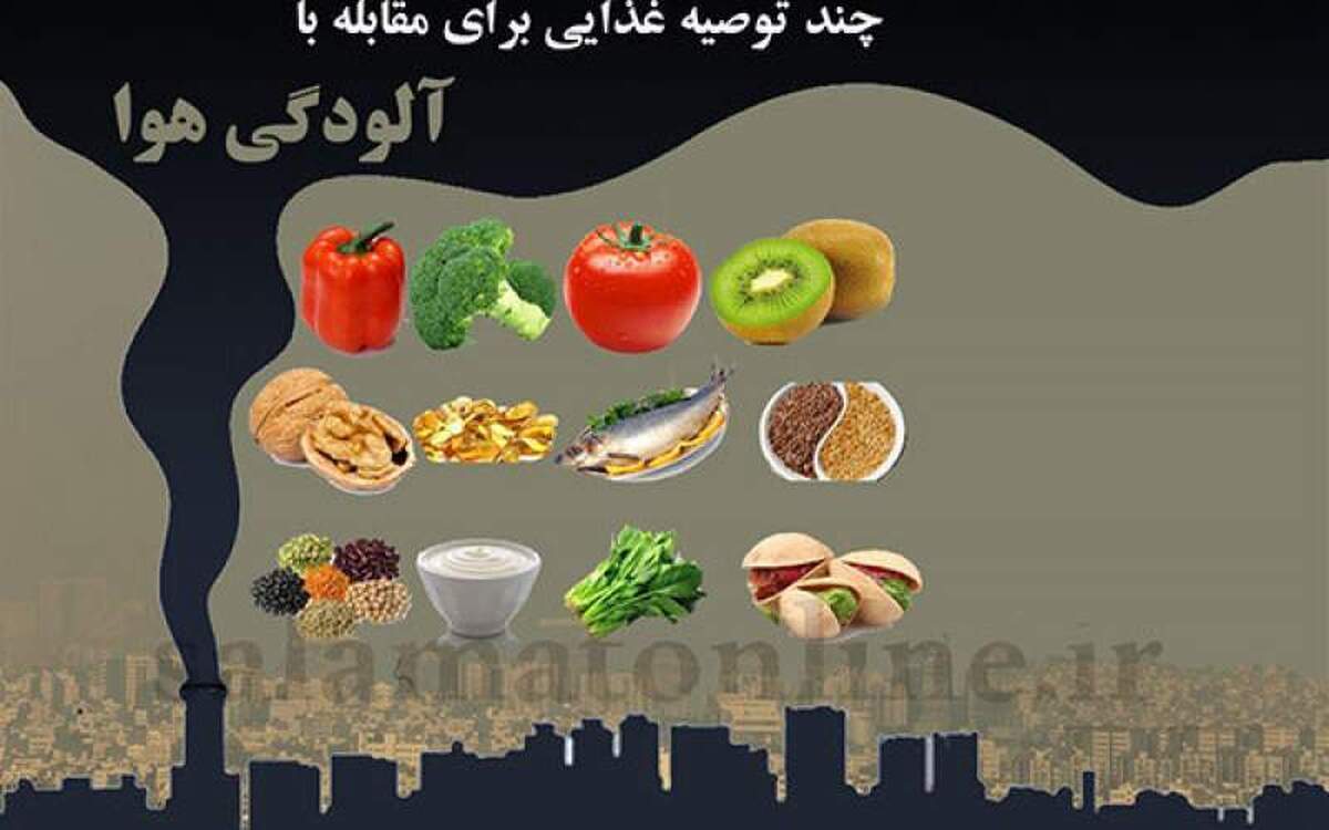 برای مقابله با ریزگردها چه غذاهایی مصرف کنیم؟+ اینفوگرافیک