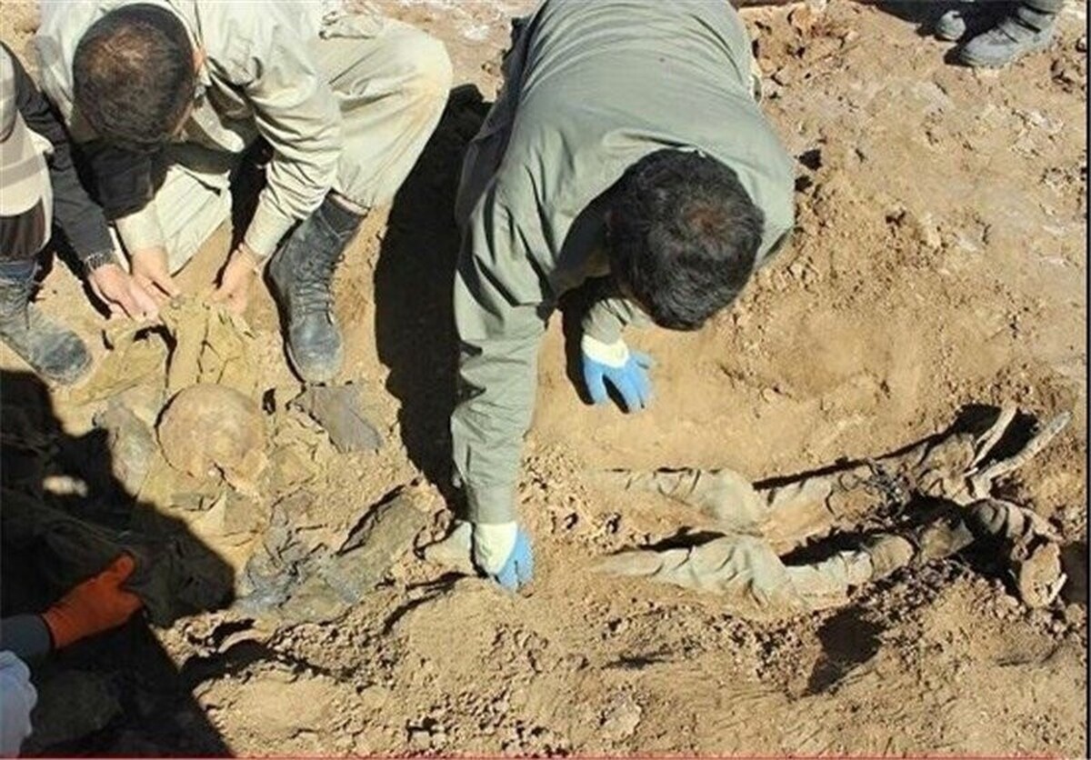 لحظه پیداشدن پیکر یک دانشآموز شهید + فیلم