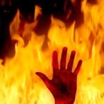 آتش زدن مامور پلیس راه مشهد توسط یک راننده