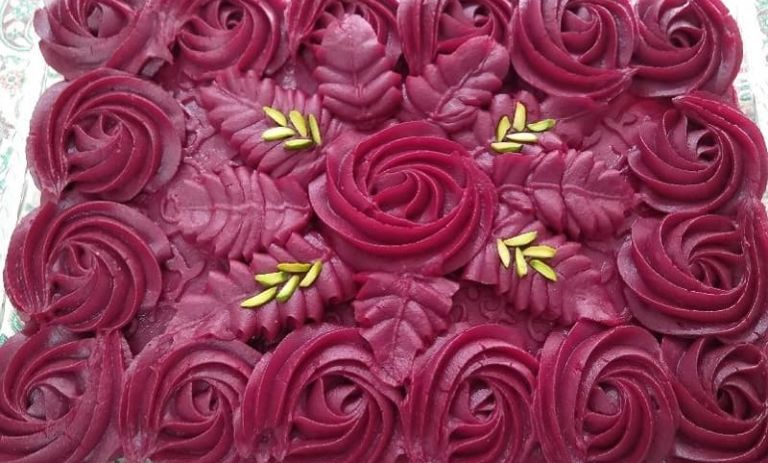 طرز تهیه حلوا با طعم گیلاس+ نکات خوشمزهتر شدن