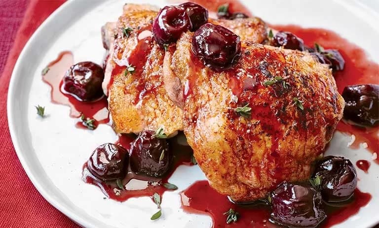 طرز تهیه مرغ آلبالویی+ نکات و فوتوفن ها