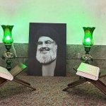 حضور علی لاریجانی بر مزار سیدحسن نصرالله