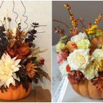 گل‌آرایی پاییزی با کدو حلوایی؛ ایده‌ای خاص برای سورپرایز کردن