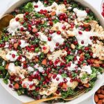 طرز تهیه سالاد رژیمی گل کلم و انار؛ سالاد پاییزی خوشمزه