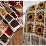 پتو موتیف بافتنی جدید؛ طرح‌های به‌روز و زیبا برای فصل سرد