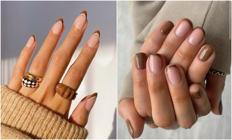 جدیدترین مدل‌های فرنچ قهوه‌ای برای پاییز ۱۴۰۴