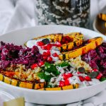 طرز تهیه سالاد کدو حلوایی و کلم قرمز؛ سالاد پاییزی متفاوت