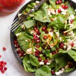 طرز تهیه سالاد اسفناج و انار مجلسی+ سس مخصوص