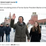 عکس جدید بشار اسد در میدان سرخ روسیه ساخته هوش مصنوعی است؟