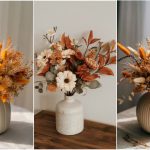 ایده‌های تزیین گلدان گل با تم پاییزی برای دکوراسیون داخلی